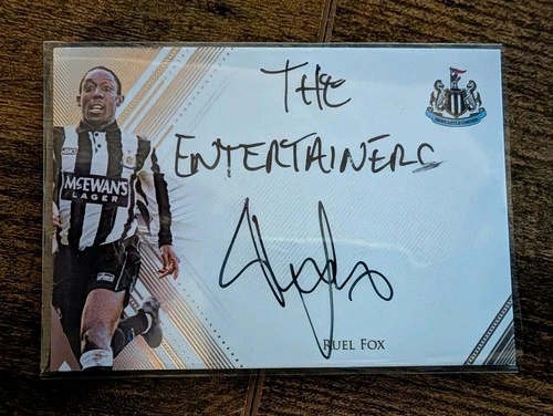 Futera Newcastle 25/26 Ruel Fox Auto 03/04 - On Card Autograph - Fans Selection