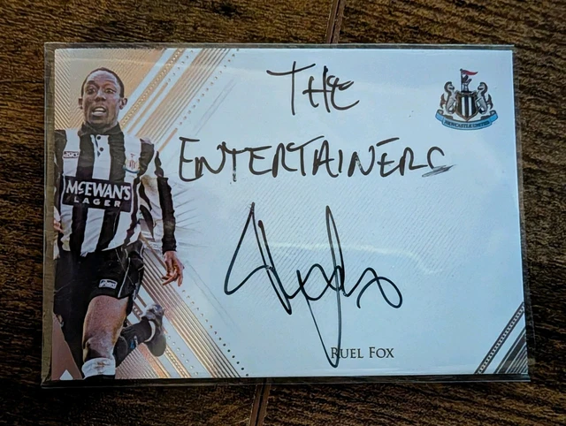 Futera Newcastle 25/26 Ruel Fox Auto 03/04 - On Card Autograph - Fans Selection