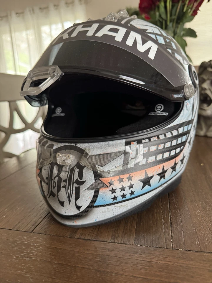 汽车赛车舒伯斯 SP1 碳纤维头盔 LG (59) SA2020/FIA 8859 — 第 3/4 张图片