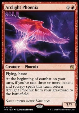 Magic/MTG Arclight Phoenix RVR-100 Rare Englisch NM