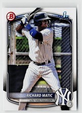 2025 Bowman Richard Matic Prospects New York Yankees