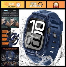 3 in 1 Waterproof Case for Apple Watch 42mm, Shockproof Bumper  Screen Protecto