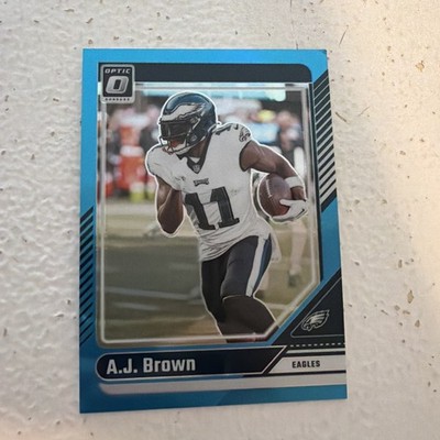2024 Panini Donruss Optic - A.J. Brown #160 Aqua Prizm /299