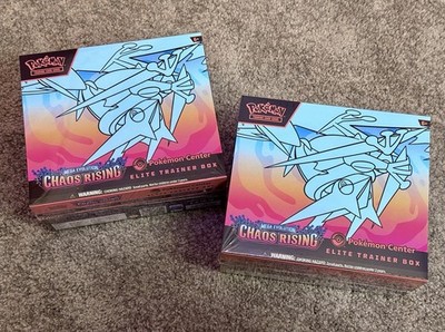 2x Pokemon Chaos Rising Pokemon Center Elite Trainer Box ETB NEU SEALED FAST  