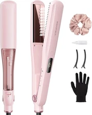 Steam Sesh Hair Straightener, Steam Reduces Damage, Nourishes Hair, and Expedite