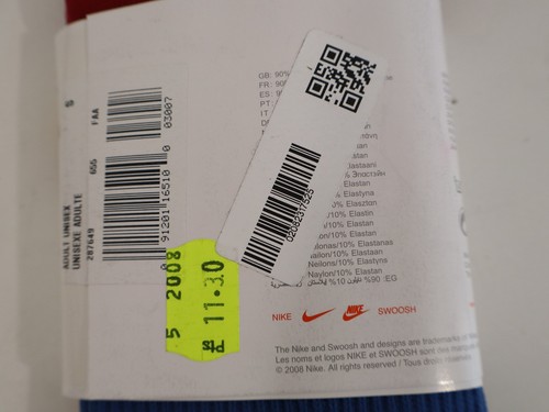 Calze calcio FC Barcelona Nike 2008 rosse piccole - vintage/rare - Foto 5 di 5