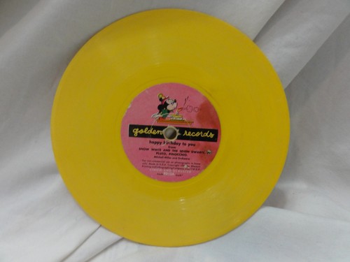 Vintage Golden Records Walt Disney Happy Birthday To You ~ RD12 - Picture 8 of 15