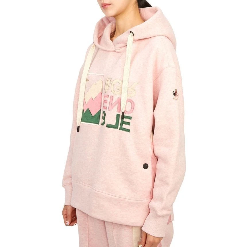Moncler Grenoble felpa con cappuccio donna in pile 67124064