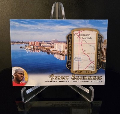 MICHAEL JORDAN   SSP 2021 Upper Deck Goodwin Champions Map Relic SP #HB-MJ HOF