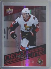 2019 Upper Deck Overtime Next in Line Red Foil 10/25 Erik Brannstrom #NL-3 7b5