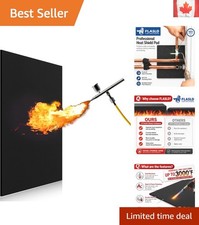 Flame Retardant Fabric Fireproof Mat - 1800&deg;F Heat Shield for Welding & Grilling