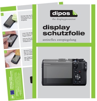 6x Schutzfolie matt für Canon EOS M6 Mark II Displayschutzfolie Folie Display