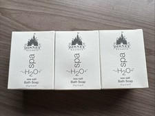 Disney Resorts Sea Salt Soap 3 Bath H20+ Travel Size Made In USA New