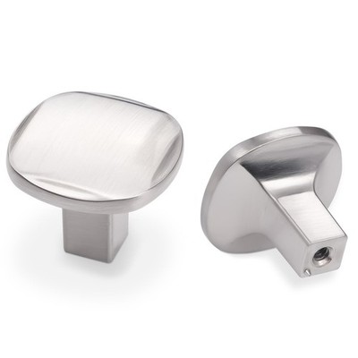 10 Pack Kitchen Cabinet Handles Brushed Satin Nickel Silver Drawer Knobs