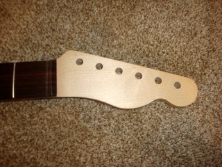 TELE NECK Riftsawn Maple & Nice Rosewood Board Musikraft 21f