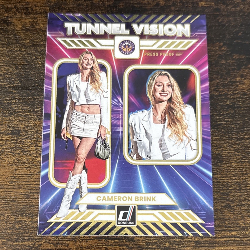 2025 Donruss Tunnel Vision Cameron Brink #8 Tunnel Vision