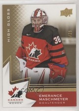 2020 Upper Deck Team Canada Juniors High Gloss /25 Emerance Maschmeyer #80 8uj