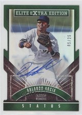2015 Panini Elite Extra Edition 5/25 Orlando Arcia #139 Auto 0f6