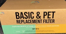 2025 Upgraded 2 Pack Basic & Pet Pet Replacement Filter for Levoit 300/300s Core