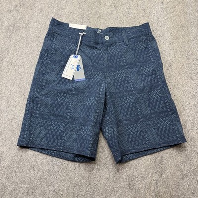 Southern Tide Gulf Skipjack Ikat 9'' Shorts Men 30 Blue Performance Stretch 6690