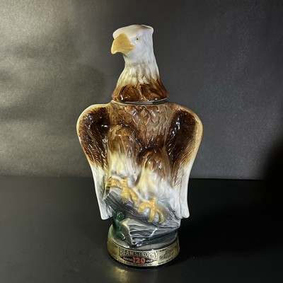 1967 Jim Beam Beam s Trophy Eagle Decanter Regal China w/ Tax Stamp 13''
