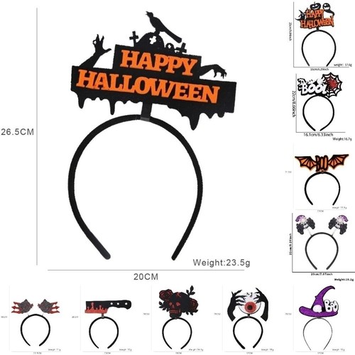 Cartoon Halloween Headband Masquerade Decorations Party Supplies - Picture 2 of 16