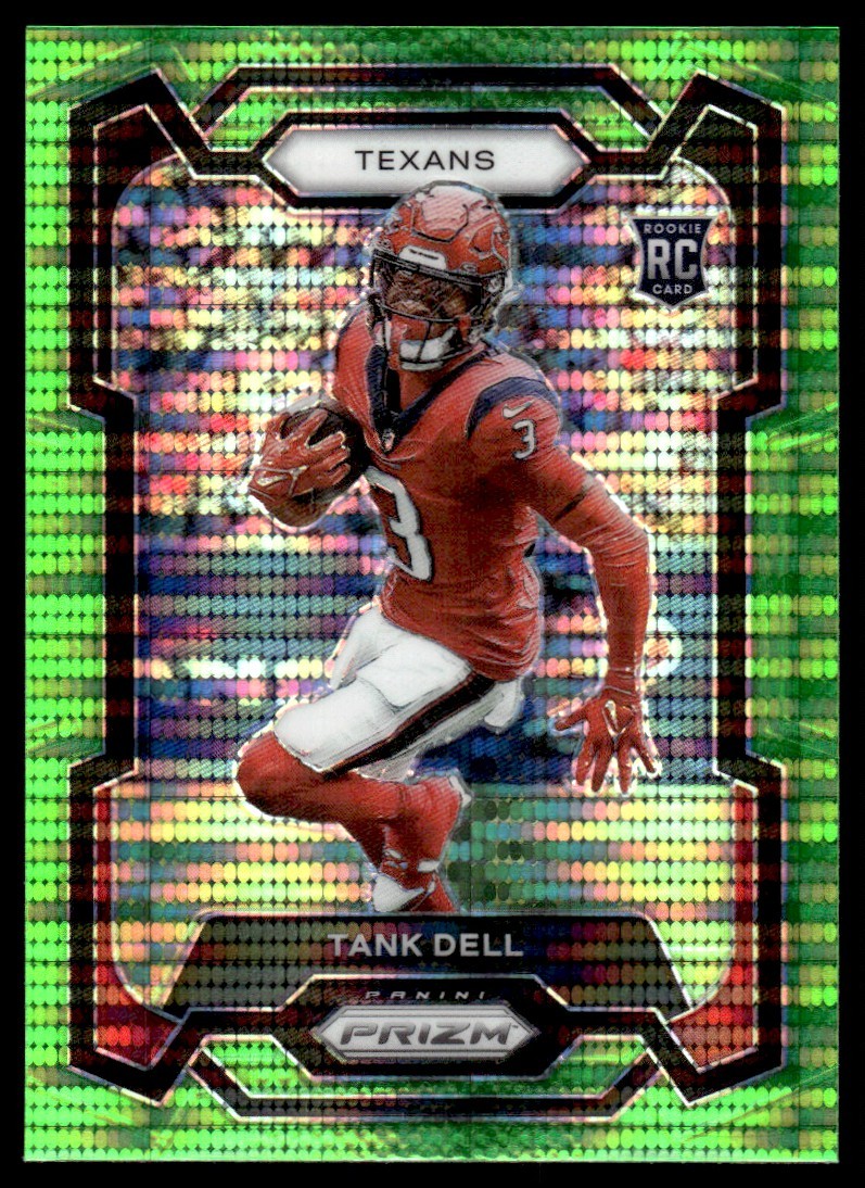 2023 Panini Prizm Green Pulsar Tank Dell Rookie Houston Texans #341