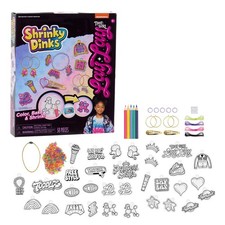 That Girl Lay Shrinky Dinks Charm Kit, 32 Pre-Cut Small to Medium, Gold
