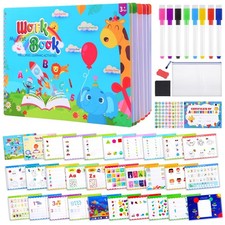 Thboxes Preschool Busy Book for Kids Ages 3-5 - 53 8.5 x 11 inches, Colorful