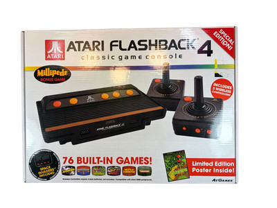 Atari Flashback 4 Classic Game Console Special 40th Anniversary Edition See Info