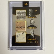 Rockefeller Vanderbilt Carnegie Relic Card 2025 Pieces of the Past Triple Relic