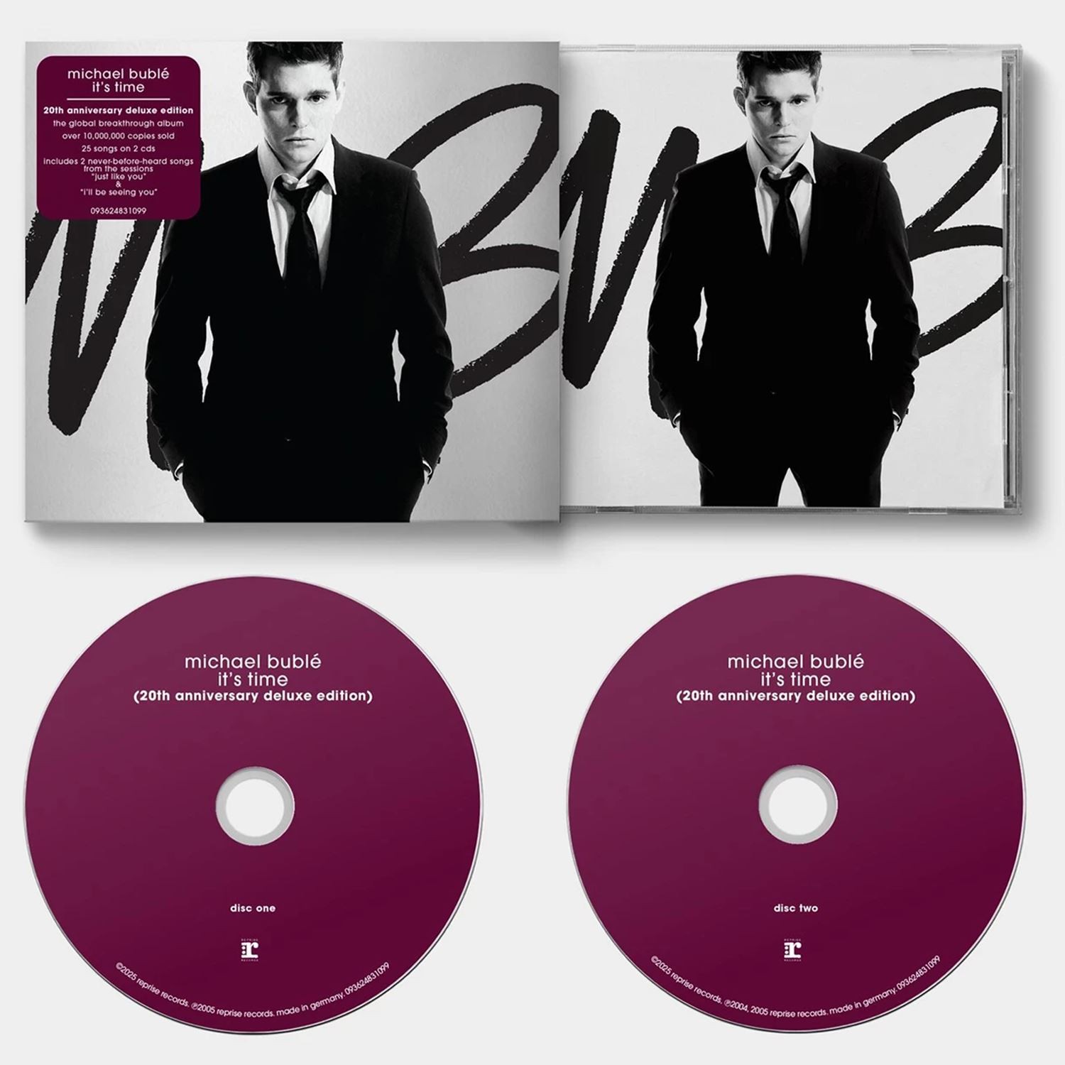 Michael Bublé - It's Time Deluxe Edition 20th Anniversary 2CD Album
