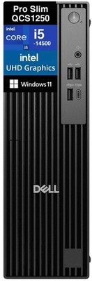 Dell Pro Slim QCS1250 Business Mini Desktop Intel i5-14500 16GB DDR5 1TB PCIe