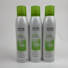 3 Pack KMS Hair play Makeover Hair Spray Refreshes Texture 5.3 oz New