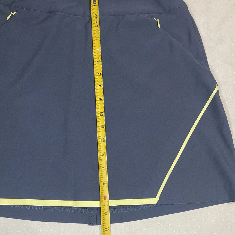 Pantalón corto de golf Slazenger para mujer color azul con amarillo talla 8 Foto 4 de 4