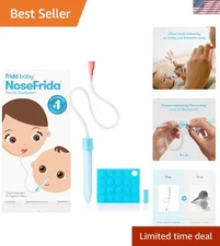 Gentle NoseFrida SnotSucker Nasal Aspirator for Safe Baby Congestion Relief