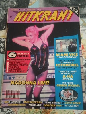 Madonna performing In Tokyo at her WTG Tour covers Hitkrant, July 18, 1987 !!!