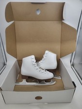 DBX Recreational Figure Ice Skates White Classic Beginner Girls Size 2