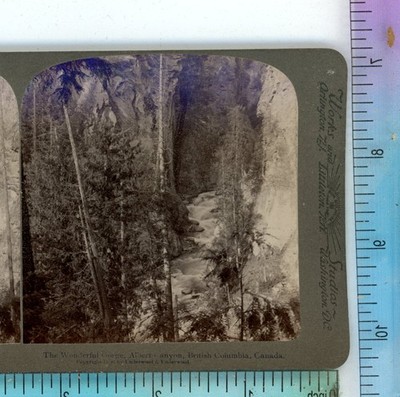Wonderful Gorge Albert Canyon B.C. Canada Underwood Stereoview