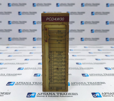 SAIA PCD4.W301 ANALOG MODULE VER.B PCD4.W30