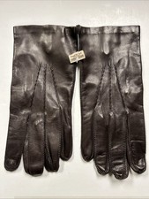 Men  s Paul Stuart Silk Lined Lamb Skin Driving Gloves