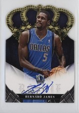 2012 Preferred Rookie Crown Royale Signatures Gold 11/25 Bernard James Auto 1l2