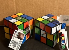 Rubiks Cube Christmas Ornament X2