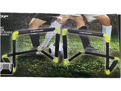 Dunlop 50x44x44 cm Faltbares Fußballtor Schwarz/Gelb