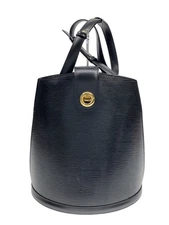 LOUIS VUITTON Cluny Epi BLK Solid