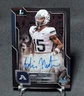 Adrian Norton 1st Rookie Auto RC 2025 Bowman Chrome U University Card Akron
