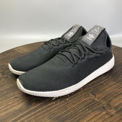 Adidas Pharrell Williams Tennis Hu Shoes Mens Size 11 Black Mesh Sneakers CQ2162