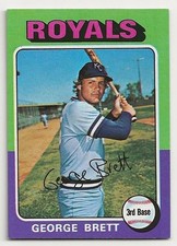 1975 Topps Mini GEORGE BRETT ROOKIE CARD #228 -Near Mint