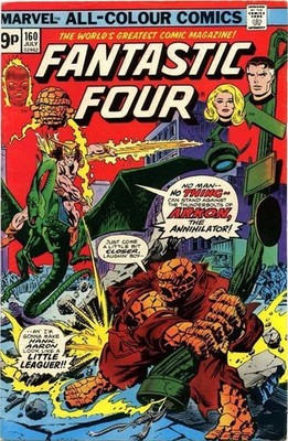 Fantastic Four (1961) # 160 UK Price (6.0-FN) Arkon 1975