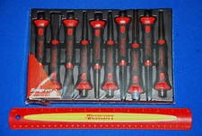 Snap-on New Ships For Free 10 Piece Red Soft Grip Punch And Chisel Set Ppcsg710